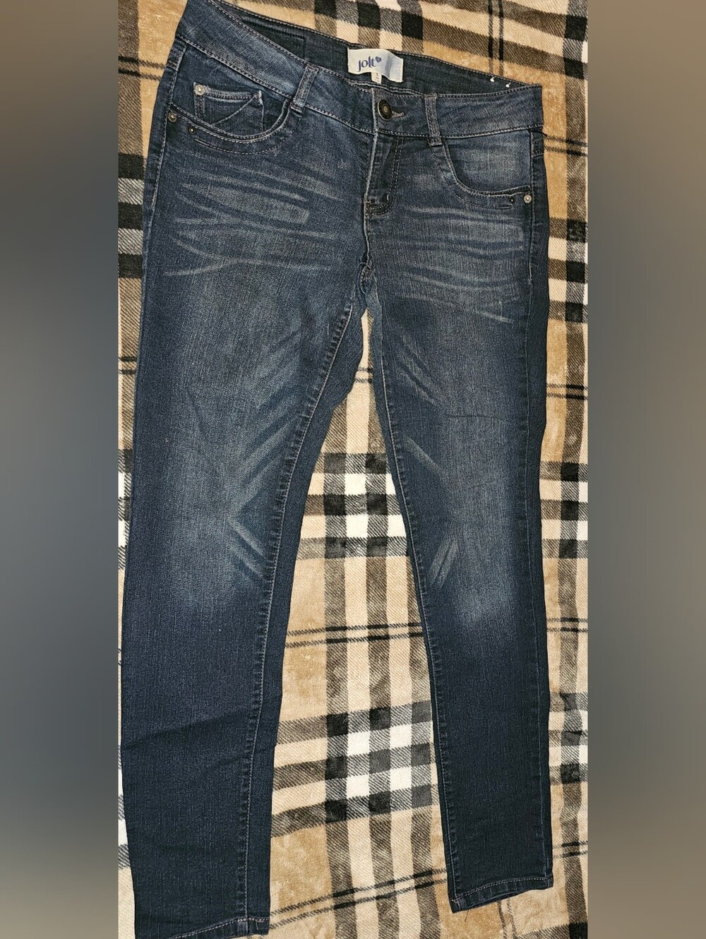 Jolt Dark Blue Skinny Jeans Junior 9